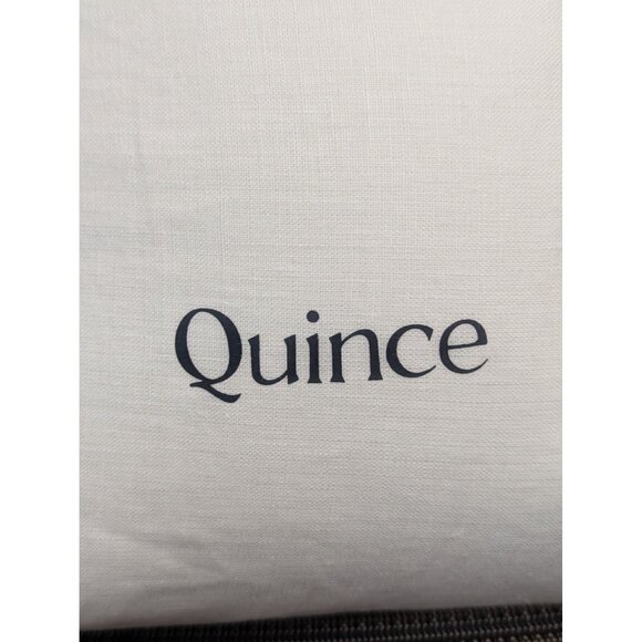 Quince European 100% Linen Duvet Cover 3PC Set Color Ivory Full/Queen - - Picture 2 of 6